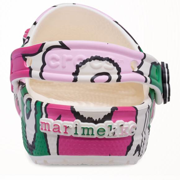 Crocs x Marimekko Unikko Womens sz 10 Classic Slip-On Clogs‎ With Jibbiz Charms - Picture 3 of 3